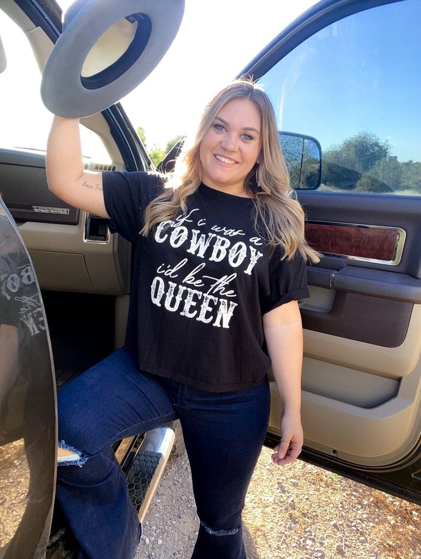 Long Live Cowgirls Long Crop T-Shirt