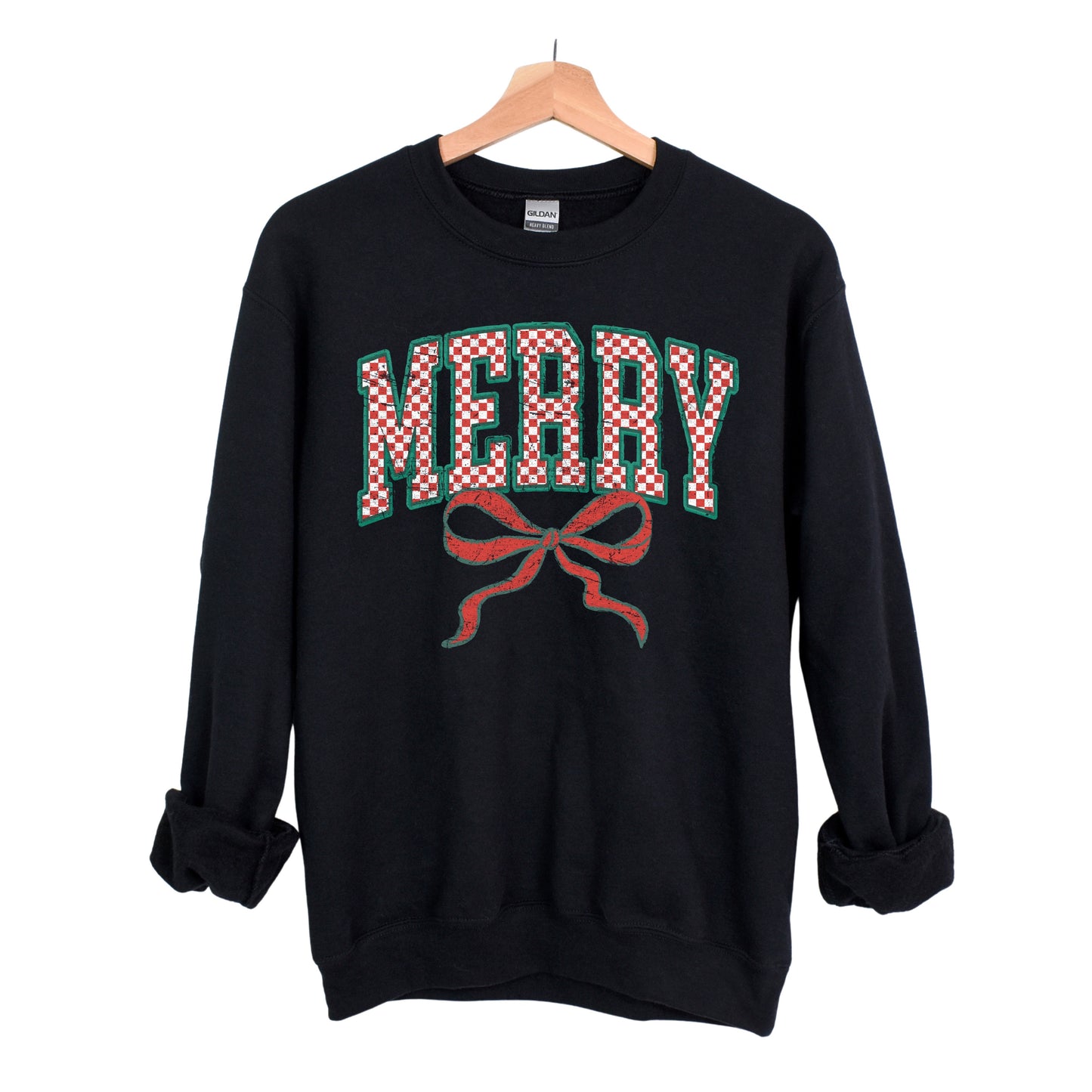 Checkered Merry Sweatshirt